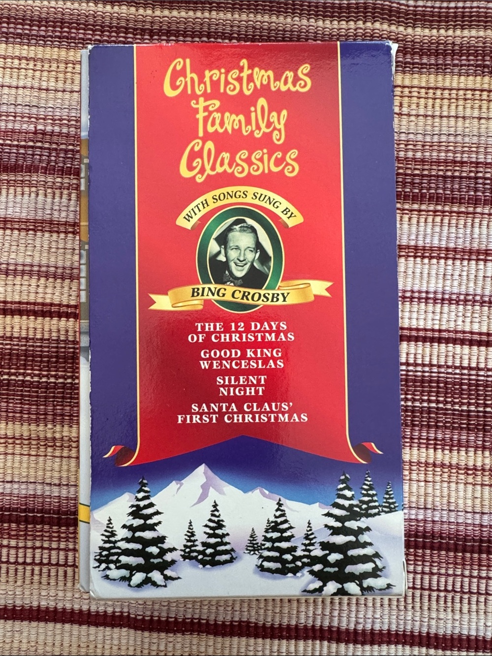 Vintage Christmas Family Classics With Songs Sung By Bing Crosby Boxed Set 2 VHS
